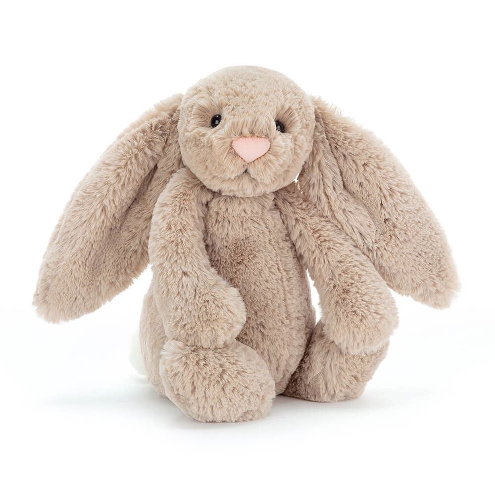 Jellycat Bashful Beige Bunny Medium Rabbit Plush Stuffed Animal Toy 12in NWT